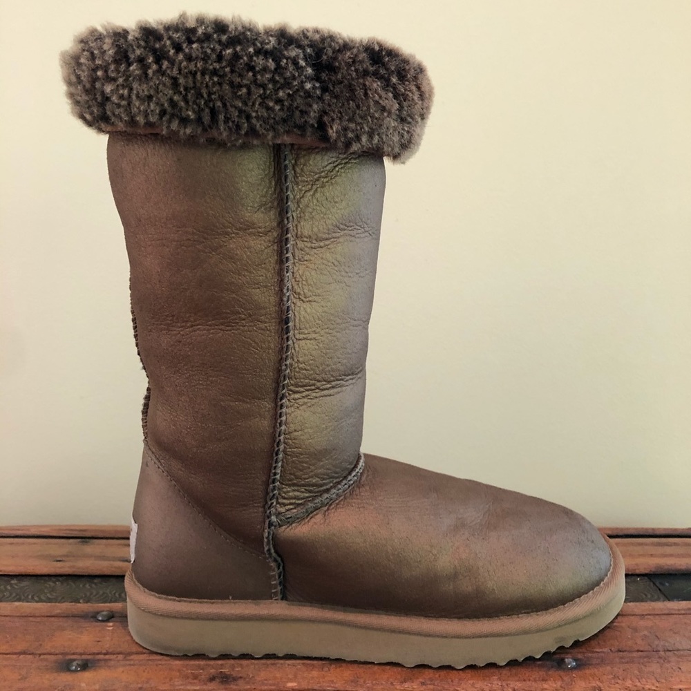Bronze UGG boots - new without box